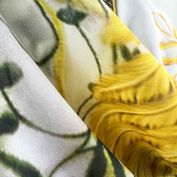 Angel Garden Semi-Sheer Chiffon X Large Square Scarf - Picture 5 of 11